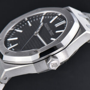 Royal Oak 15510 “50th Anniversary” APSF 41MM SS Black Dial SS Bracelet SA4302 Super Clone - Image 29