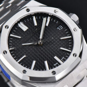 Royal Oak 15510 “50th Anniversary” APSF 41MM SS Black Dial SS Bracelet SA4302 Super Clone - Image 31