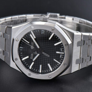 Royal Oak 15510 “50th Anniversary” APSF 41MM SS Black Dial SS Bracelet SA4302 Super Clone - Image 32