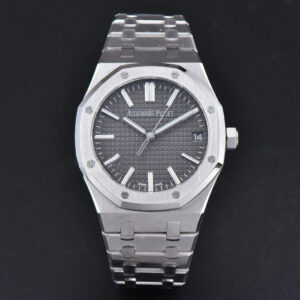 Royal Oak 15510 “50th Anniversary” APSF 41MM SS Gray Dial SS Bracelet SA4302 Super Clone