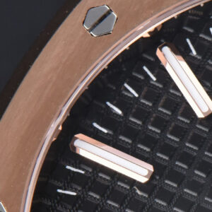 Royal Oak 15510 “50th Anniversary” APSF 41MM RG Black Dial Leather Strap SA4302 Super Clone - Image 27