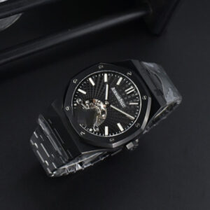 Royal Oak PVD Tourbillon 41mm R8F Black Sunburst Tapisserie Dial PVD Bracelet V2 - Image 3