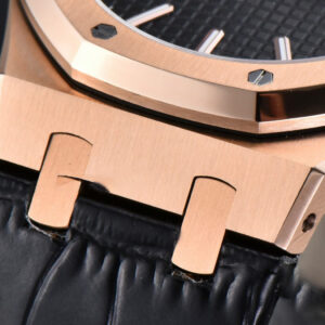 Royal Oak 15510 “50th Anniversary” APSF 41MM RG Black Dial Leather Strap SA4302 Super Clone - Image 30