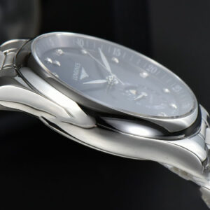 Longines Master Moonphase 40MM GF Blue Dial Diamond Marker SS Bracelet A899 - Image 8