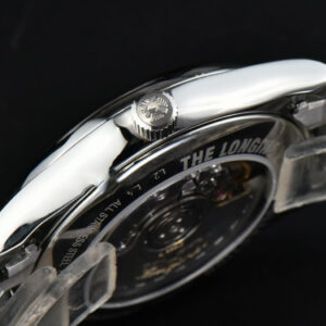 Longines Master Moonphase 40MM GF Blue Dial Diamond Marker SS Bracelet A899 - Image 10