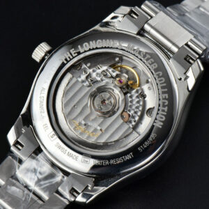 Longines Master Moonphase 40MM GF Blue Dial Diamond Marker SS Bracelet A899 - Image 15