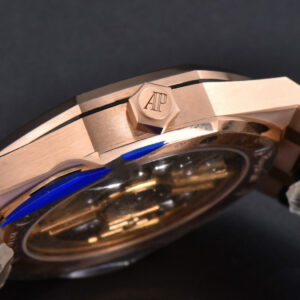Royal Oak 15510 “50th Anniversary” APSF 41MM RG Blue Dial Leather Strap SA4302 Super Clone - Image 35