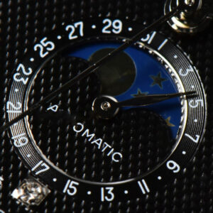 Longines Master Moonphase 40MM GF Black Dial Diamond Marker SS Bracelet A899 - Image 14