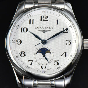 Longines Master Moonphase 40MM GF White Dial SS Bracelet A899