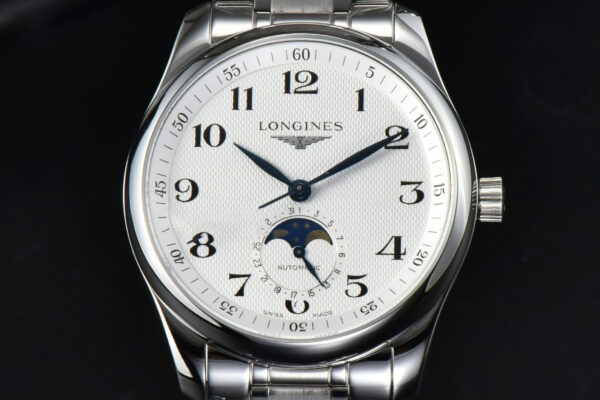 Longines Master Moonphase 40MM GF White Dial SS Bracelet A899