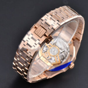 Royal Oak 15510 “50th Anniversary” APSF 41MM RG Black Dial RG Bracelet SA4302 Super Clone - Image 25