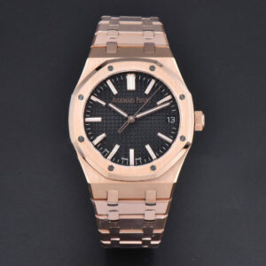 Royal Oak 15510 “50th Anniversary” APSF 41MM RG Black Dial RG Bracelet SA4302 Super Clone - Image 26