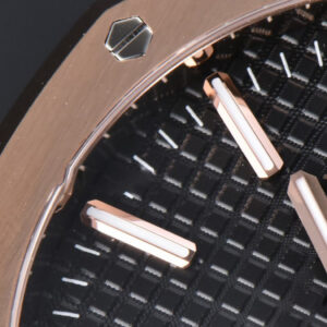 Royal Oak 15510 “50th Anniversary” APSF 41MM RG Black Dial RG Bracelet SA4302 Super Clone - Image 29