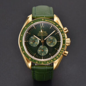 Speedmaster Moonwatch 42.5mm V6SF YG/Green Dial Green Rubber Strap Manual Chrono - Image 23