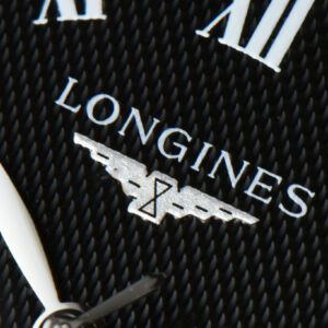 Longines Master Moonphase 40MM GF Black Dial Roma Marker SS Bracelet A899 - Image 11