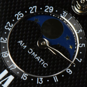 Longines Master Moonphase 40MM GF Black Dial Roma Marker SS Bracelet A899 - Image 13
