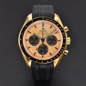 Speedmaster Moonwatch 42.5mm V6SF YG Dial Black Rubber Strap Manual Chrono - Image 14