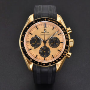 Speedmaster Moonwatch 42.5mm V6SF YG Dial Black Rubber Strap Manual Chrono - Image 13
