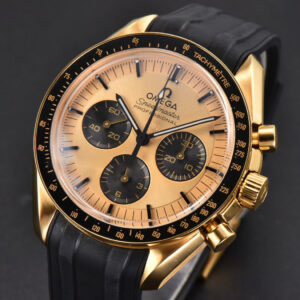 Speedmaster Moonwatch 42.5mm V6SF YG Dial Black Rubber Strap Manual Chrono - Image 15