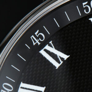 Longines Master Moonphase 40MM GF Black Dial Roma Marker Black Leather Strap A899 - Image 6