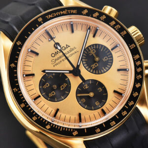 Speedmaster Moonwatch 42.5mm V6SF YG Dial Black Rubber Strap Manual Chrono - Image 23