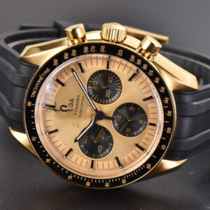 Speedmaster Moonwatch 42.5mm V6SF YG Dial Black Rubber Strap Manual Chrono - Image 24