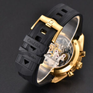 Speedmaster Moonwatch 42.5mm V6SF YG Dial Black Rubber Strap Manual Chrono - Image 27