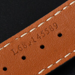 Longines Master Moonphase 40MM GF Black Dial Diamond Marker Black Leather Strap A899 - Image 9