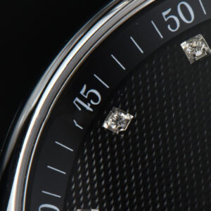 Longines Master Moonphase 40MM GF Black Dial Diamond Marker Black Leather Strap A899 - Image 15