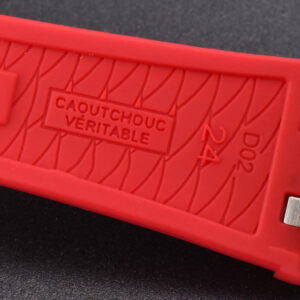 Aikno Chrono 44mm OF Red/Blue Dial Red Rubber Strap Swiss Quartz - Image 20