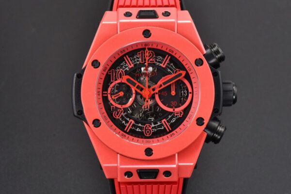 Big Bang Unico Red Magic 44mm ZF Ceramic Skeleton Dial Red Rubber Strap A1280