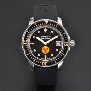 Fifty Fathoms 5008D ‘No Rad’ 40mm GSF Black Dial Black Rubber Strap A1151 - Image 17