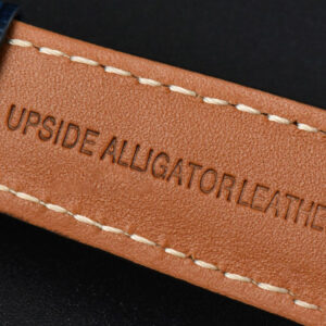 Longines Master Moonphase 40MM GF Blue Dial Diamond Marker Blue Leather Strap A899 - Image 8