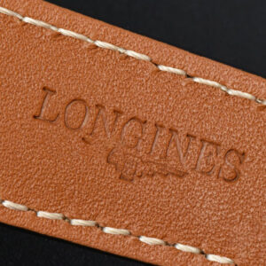 Longines Master Moonphase 40MM GF Blue Dial Diamond Marker Blue Leather Strap A899 - Image 9