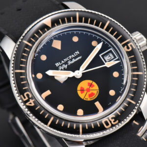 Fifty Fathoms 5008D ‘No Rad’ 40mm GSF Black Dial Black Rubber Strap A1151 - Image 27