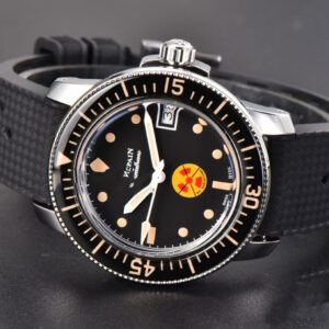 Fifty Fathoms 5008D ‘No Rad’ 40mm GSF Black Dial Black Rubber Strap A1151 - Image 28