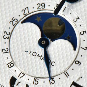 Longines Master Moonphase 40MM GF White Dial Digital Marker Brown Leather Strap A899 - Image 7