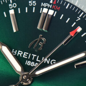 Navitimer 41mm TF Green Dial Green Leather Strap 2824 - Image 17