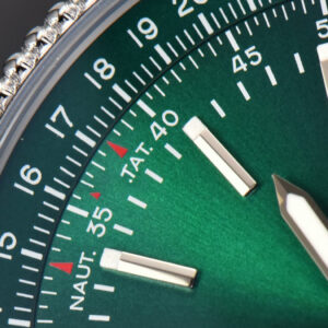 Navitimer 41mm TF Green Dial Green Leather Strap 2824 - Image 18