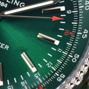 Navitimer 41mm TF Green Dial Green Leather Strap 2824 - Image 21