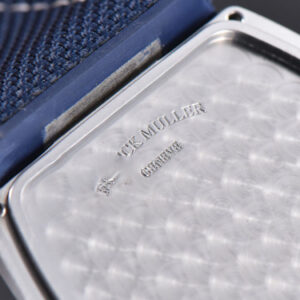 Vanguard V45 SS Full Diamonds ZF Blue Textured Dial on Blue Rubber Strap MIYOTA 9015 - Image 21