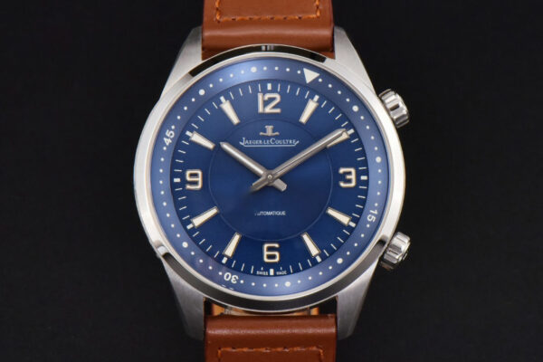 Polaris Geographic 40mm LTF Blue Dial Brown Leather Strap MIYOTA 9015