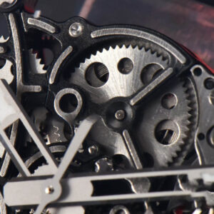 RM055 Real NTPT 42.7mm BBRF Red Skeleton Dial Red Rubber Strap RMUL2 - Image 5