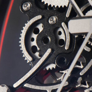 RM055 Real NTPT 42.7mm BBRF Red Skeleton Dial Red Rubber Strap RMUL2 - Image 7