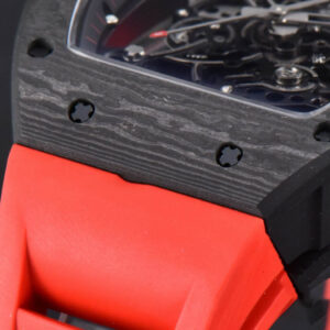 RM055 Real NTPT 42.7mm BBRF Red Skeleton Dial Red Rubber Strap RMUL2 - Image 10