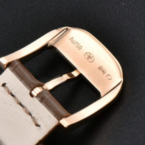 Rendez-Vous Night & Day 37mm GF RG Diamond MOP Dial Brown Leather Strap A7750 - Image 12