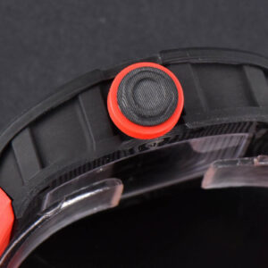 RM055 Real NTPT 42.7mm BBRF Red Skeleton Dial Red Rubber Strap RMUL2 - Image 14