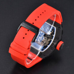 RM055 Real NTPT 42.7mm BBRF Red Skeleton Dial Red Rubber Strap RMUL2 - Image 16