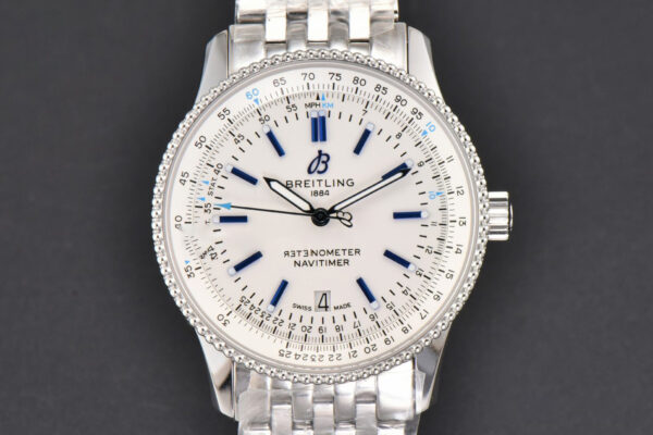 Navitimer 41mm TF White Dial SS Bracelet 2824