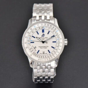 Navitimer 41mm TF White Dial SS Bracelet 2824 - Image 10